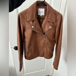 Madewell Women's Brown Leather Jacket